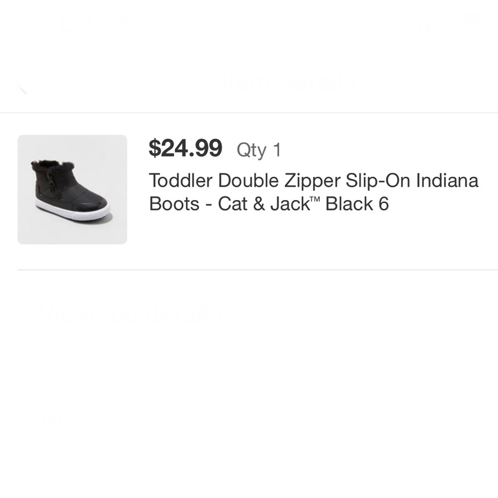 Cat & Jack Toddler Boys Boots size 6